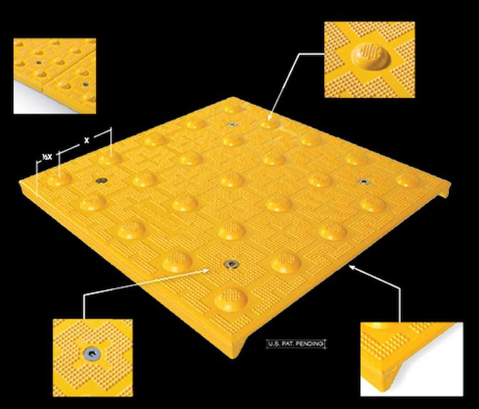 Cast In Place ADA Tiles A. R. Chambers Supply Pittsburgh