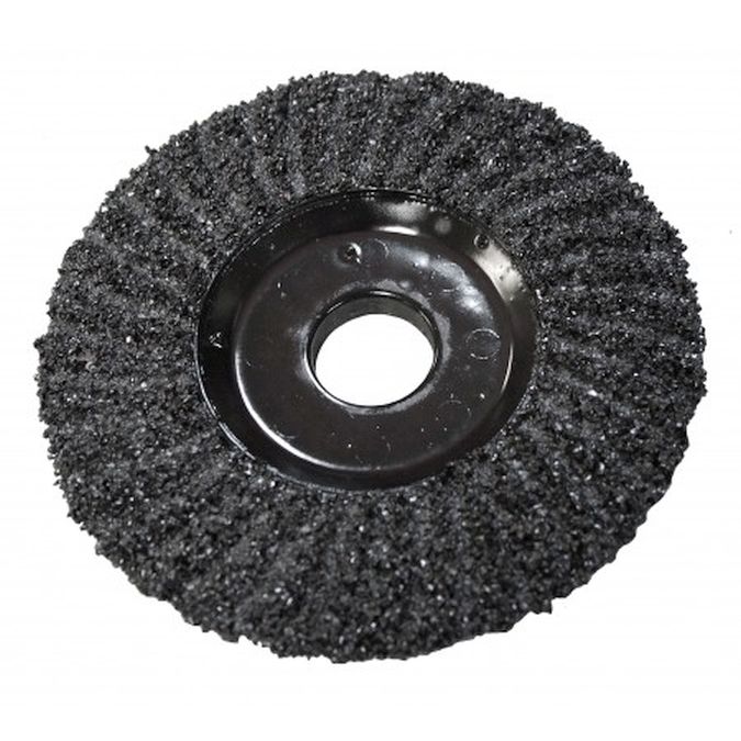 Semi-flexible grinding disk
