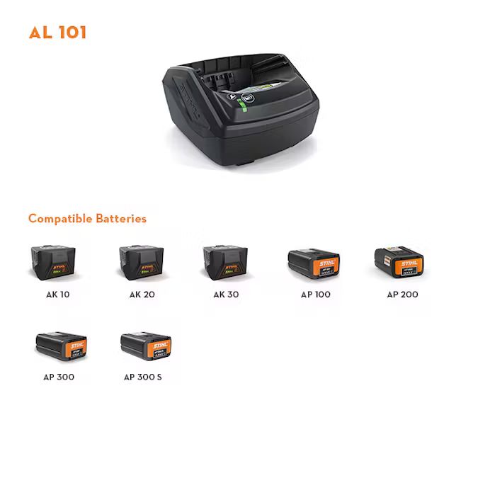 AL 101 Battery Charger and compatible batteries